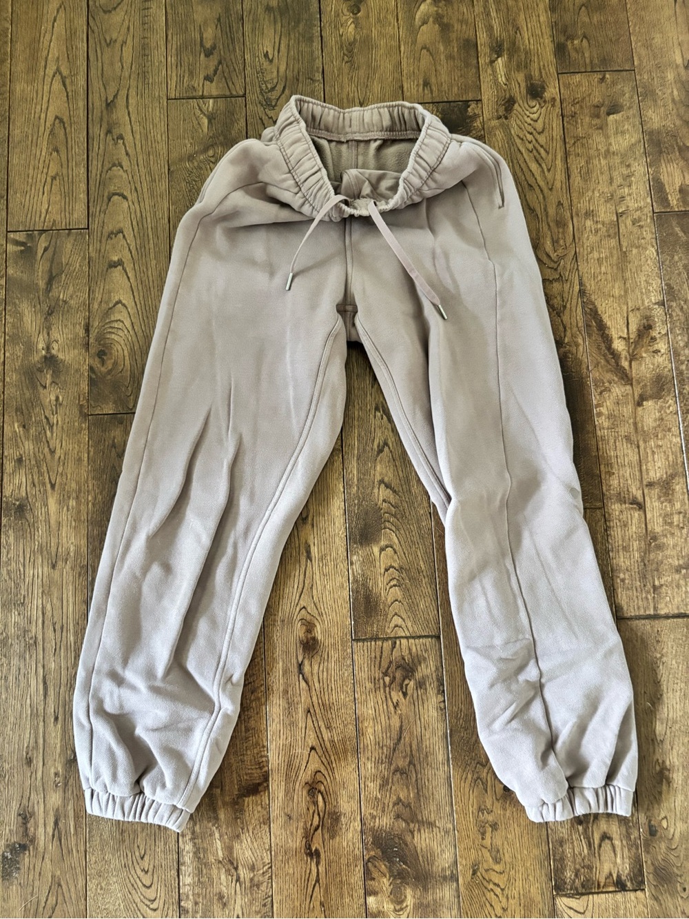 lululemon athletica Light Taupe Elastic-Waist Joggers